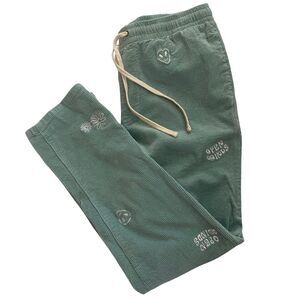 PacSun Embroidered Corduroy Pants Blue Size Small